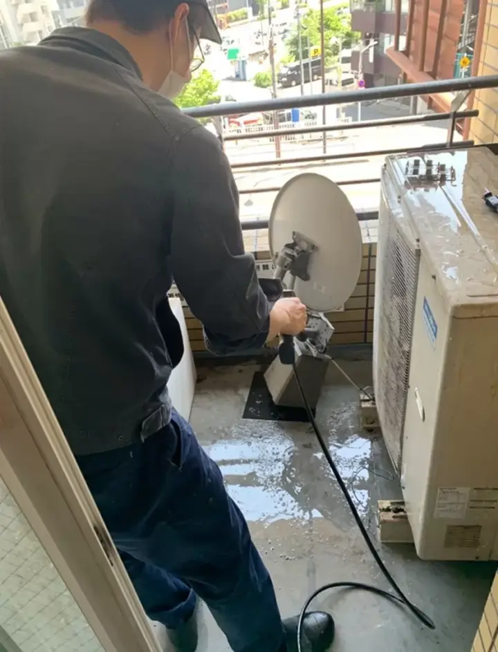 東京都品川区のベランダの鳩被害事例施工後