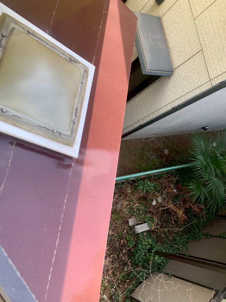 横浜市　戸建　屋根の鳩糞被害・対策の画像